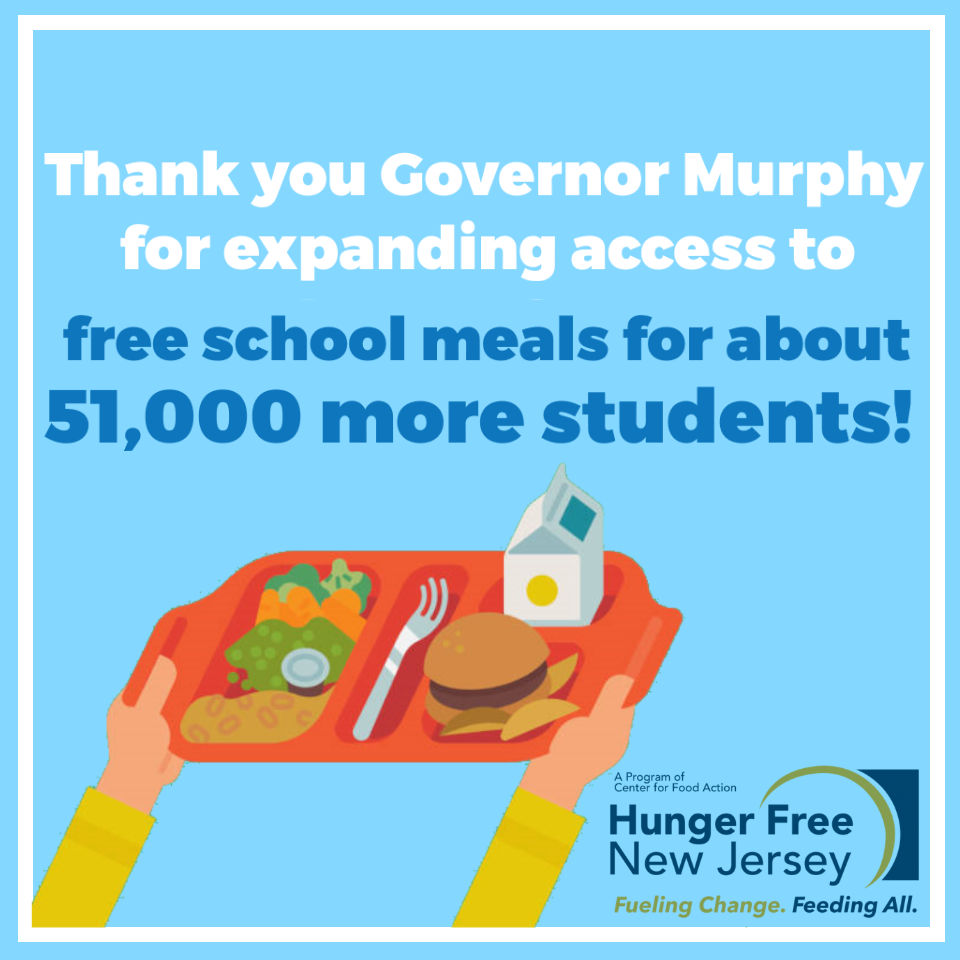 Read more about the article Governor Murphy Signs Legislation Expanding Access to School Meals for New Jersey Students